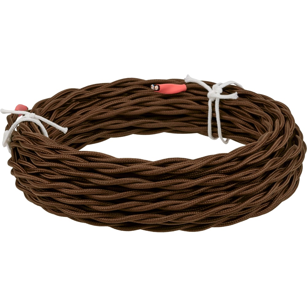 Изображение товара Кабель электропроводки TDM ELECTRIC Эко 3x2,5 витой ГОСТ коричневый 20м