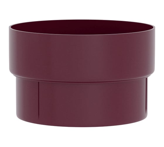 Изображение товара Соединительная муфта трубы Grand Line ПВХ GL, бордо RAL 3005 269485