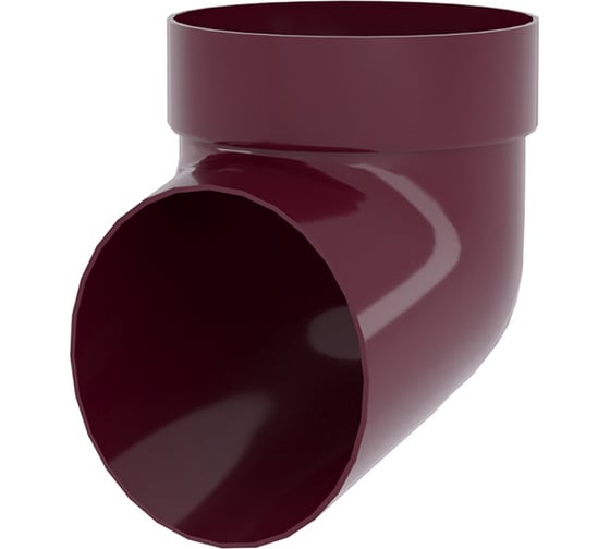 Изображение товара Сливное колено Grand Line ПВХ GL, бордо RAL 3005 269481
