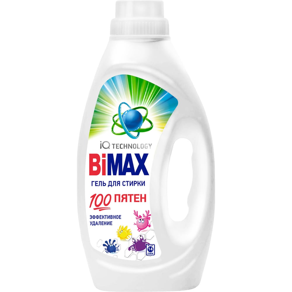 Изображение товара Гель для стирки BIMAX 900мл 100 пятен, 05977 702634 Изображение товара Гель для стирки BIMAX 900мл 100 пятен, 05977 702634