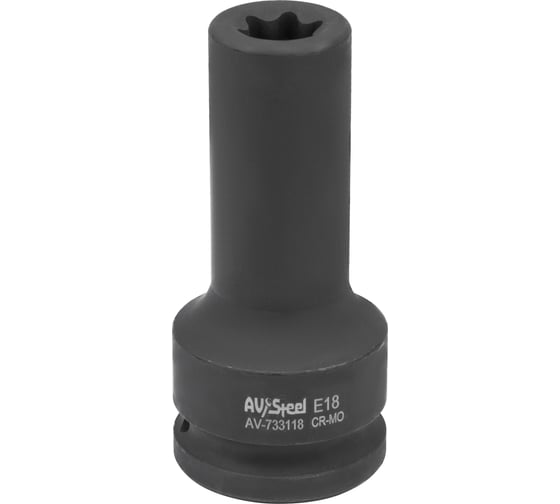 Изображение товара Головка ударная удлиненная (E18; 3/4") AV Steel AV-733118