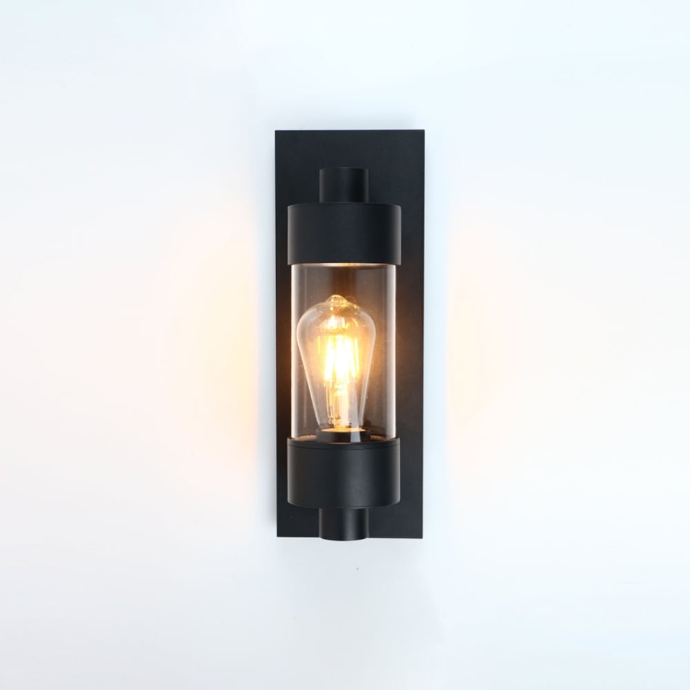 Фасадный светильник General Lighting Systems General GWL-E27-M-IP65 Черный Колба 662658