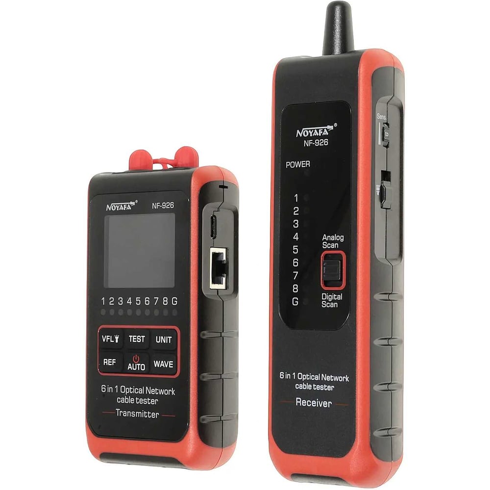 Изображение товара Многофункциональный кабельный тестер Noyafa NF-926 N230 для оптических и витых пар кабелей Изображение товара Многофункциональный кабельный тестер Noyafa NF-926 N230 для оптических и витых пар кабелей