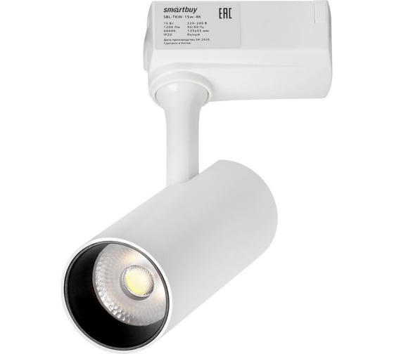 Изображение товара Светодиодный LED светильник Smartbuy Track COB15w White4000K/IP20 SBL-TKW-15w-4K