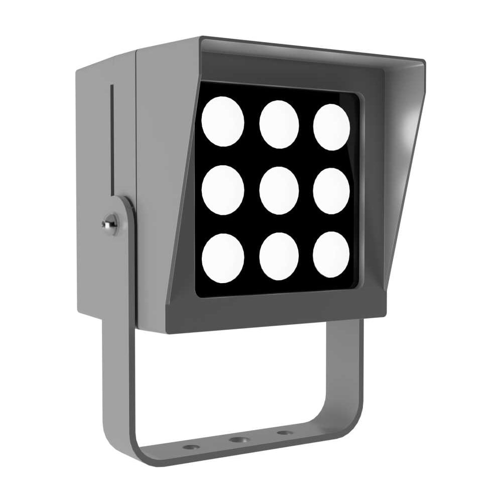 Светильник LEDEL L-point 9/9/К8/840/04/A1-C1/230АС IP65 RAL7035 Муар PNT9-1242-413-1272