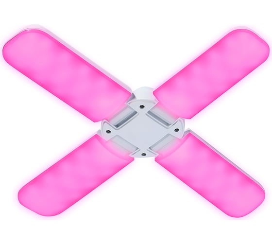 Изображение товара Светодиодная LED лампа Smartbuy ФИТО 4 лепестка-32W/E27 SBL-4-leaves-32-fito-E27