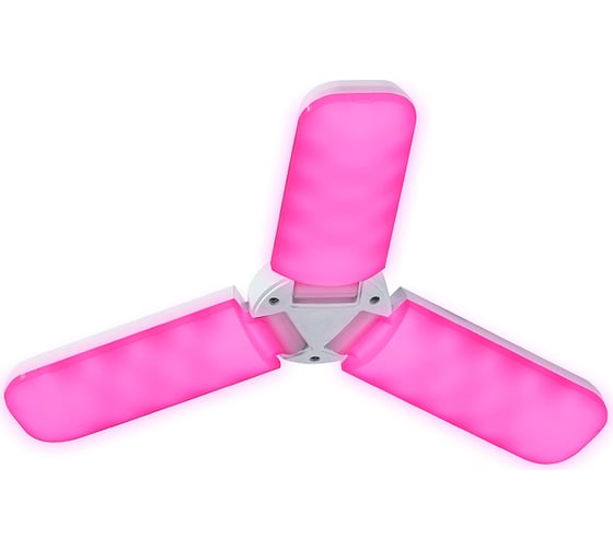 Изображение товара Светодиодная LED лампа Smartbuy ФИТО 3 лепестка-24W/E27 SBL-3-leaves-24-fito-E27