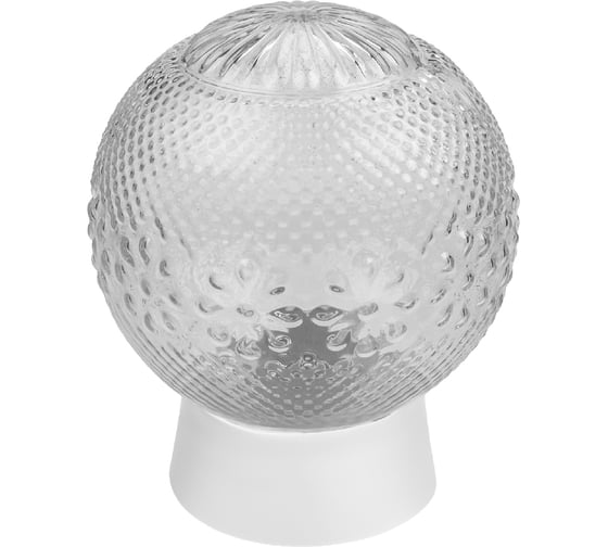 Изображение товара Светильник TDM ELECTRIC НББ 64-60-025 УХЛ4 (шар стекло Цветочек/прямое основание) SQ0314-0007