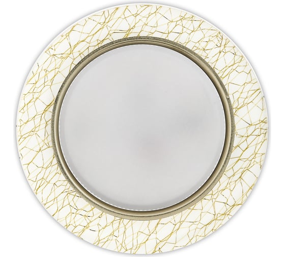 Изображение товара Встраиваемый светильник Smartbuy под лампу GX53 белый/золото SBL-17WH/GL-GX53