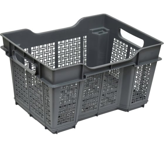 Изображение товара Универсальный ящик Violet 16 л, 400x300x220 мм, серый 171608