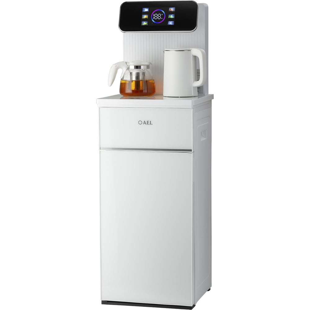 Кулер с чайным столиком AEL Тиабар TB84a-LK white 00491