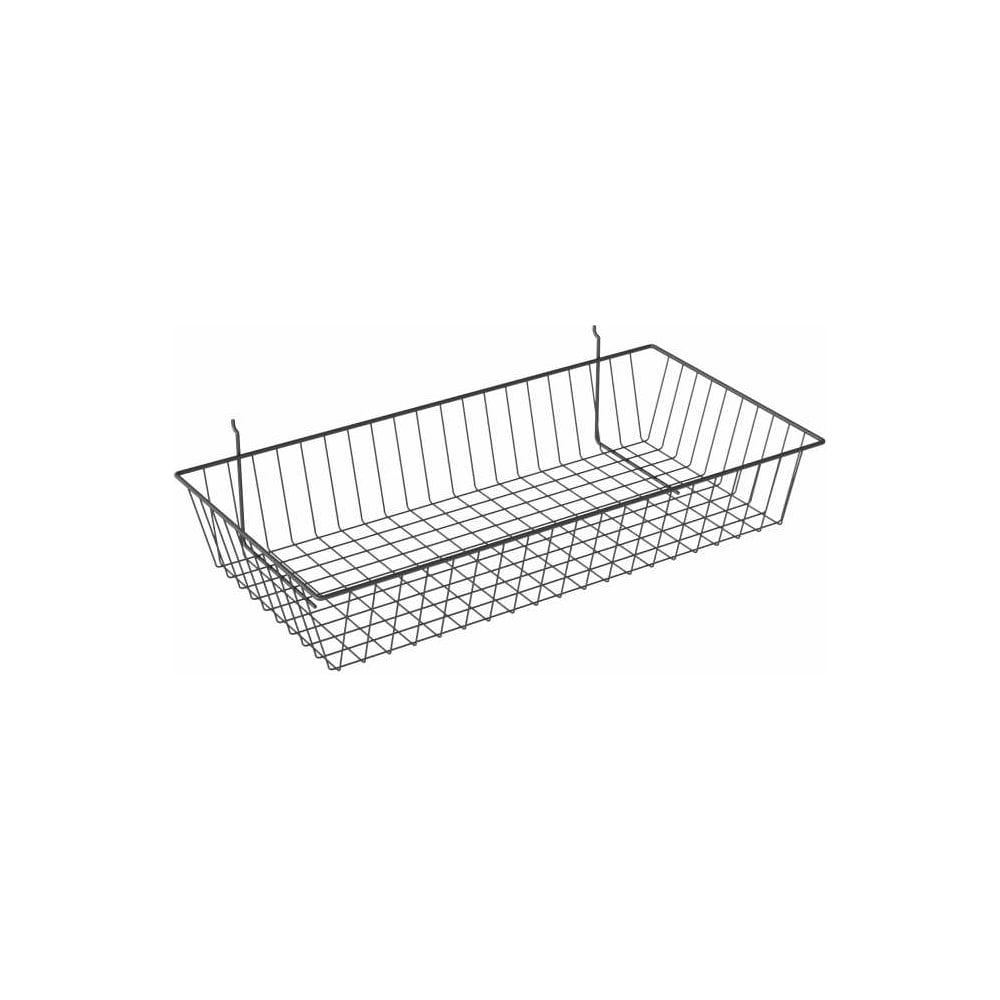 Корзина металлическая, 600х300, черная Абботт K199-bl