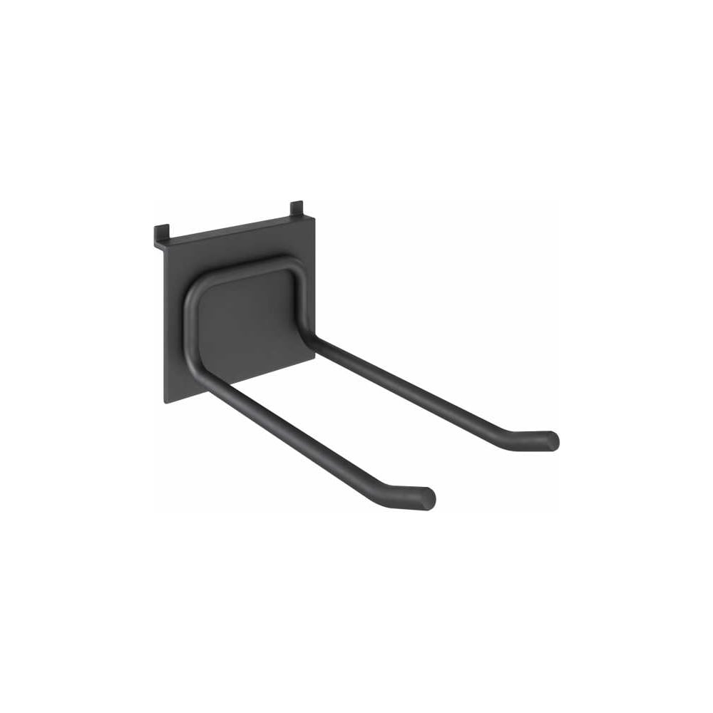 Крючок двойной для инструмента Абботт 100, комплект 2, черный K334-bl