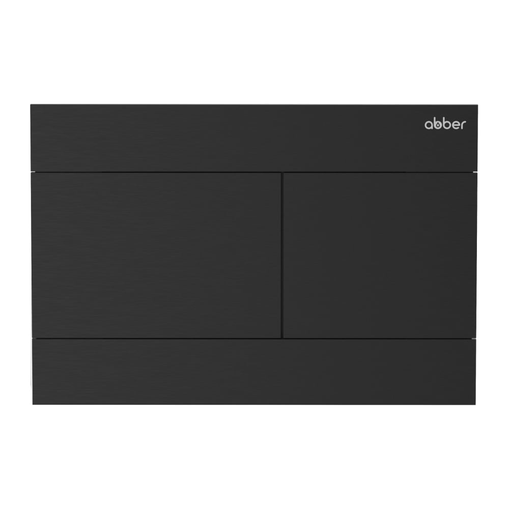 Кнопка смыва ABBER AC0127MB черная матовая