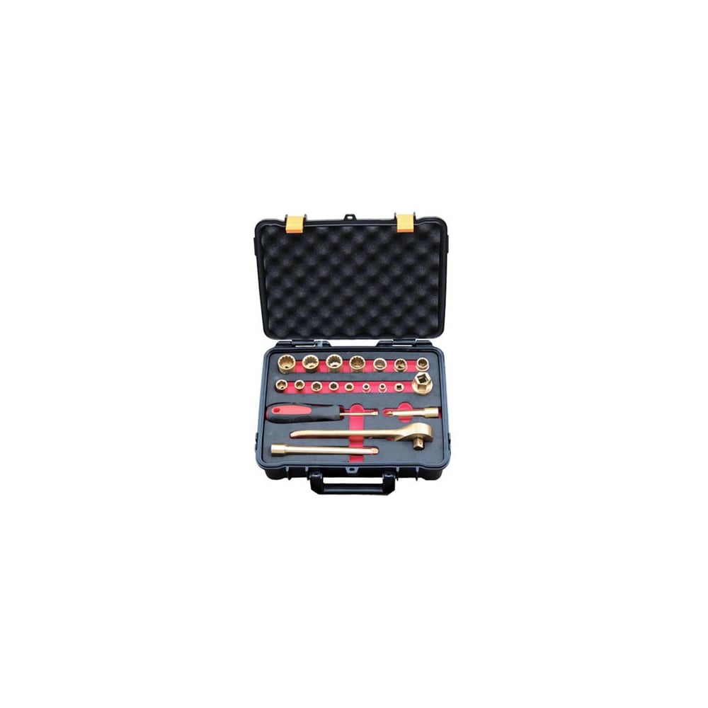 Набор головок Garwin искробезопасных 1/4” и 3/8” 21 пр. GSS-ST21