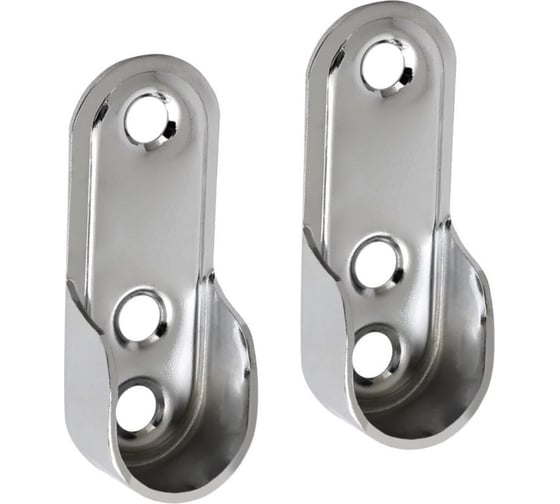 Изображение товара Штангодержатель Левша 30x15 2 шт хром У8-8659