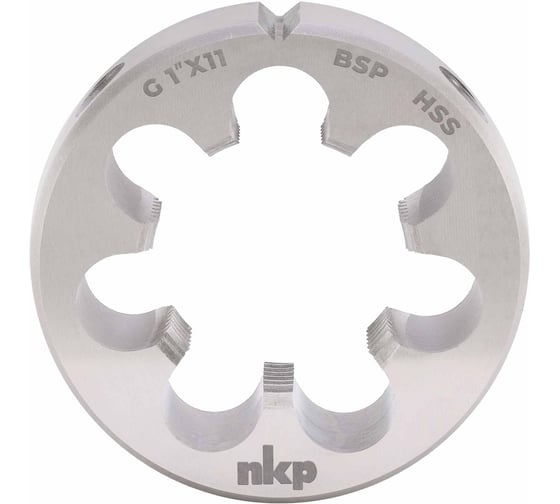 Изображение товара Плашка NKP трубная G 1.0 -11 DINEN24231 HSS 65x18мм 242100N