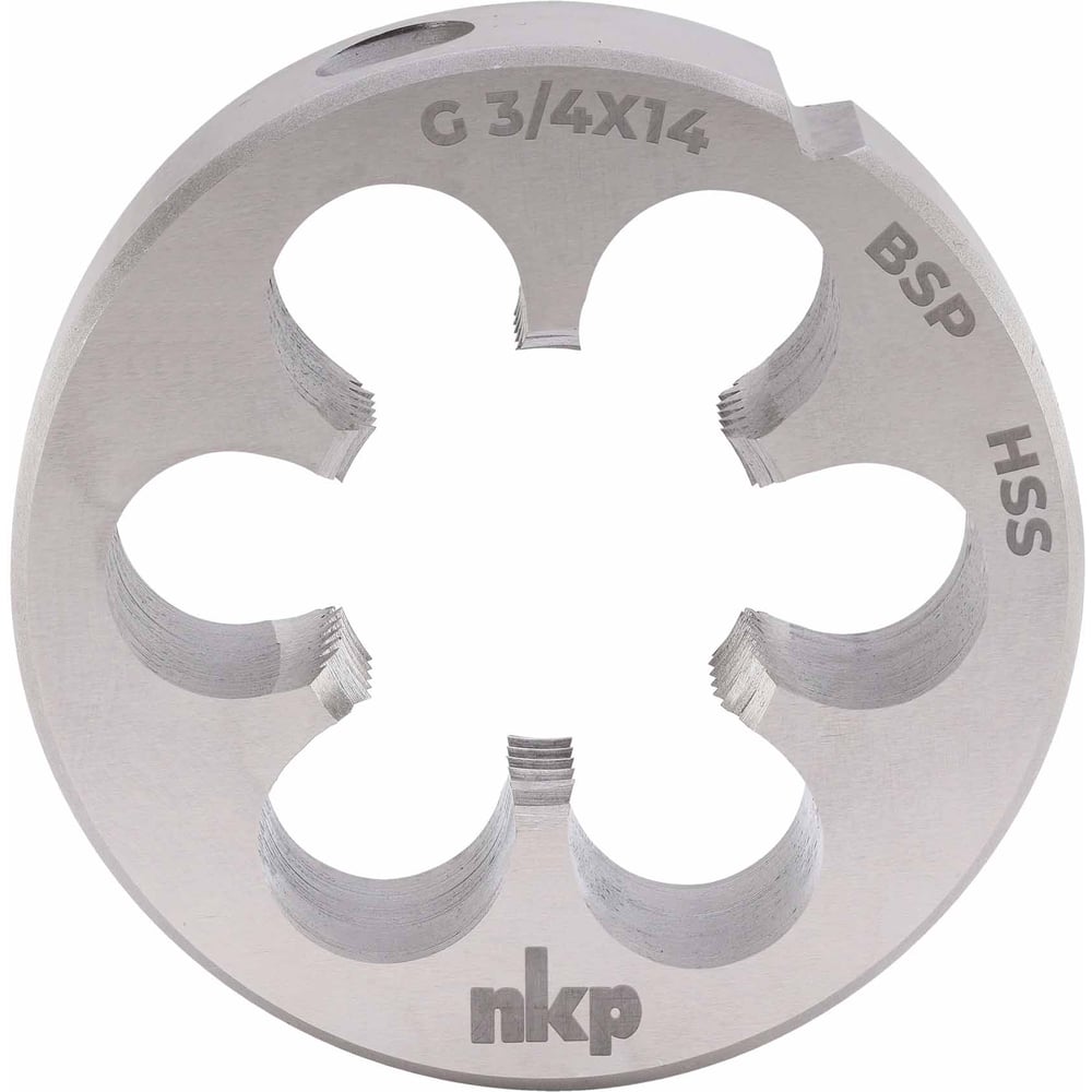 Изображение товара Плашка NKP трубная G 3/4 -14 DINEN24231 HSS 55x16мм 242340N Изображение товара Плашка NKP трубная G 3/4 -14 DINEN24231 HSS 55x16мм 242340N
