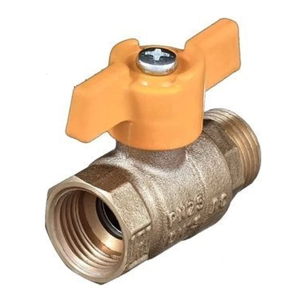 Кран газовый СаМат Плюс шар д=20 б г/ш (1 шт) SanT-1699