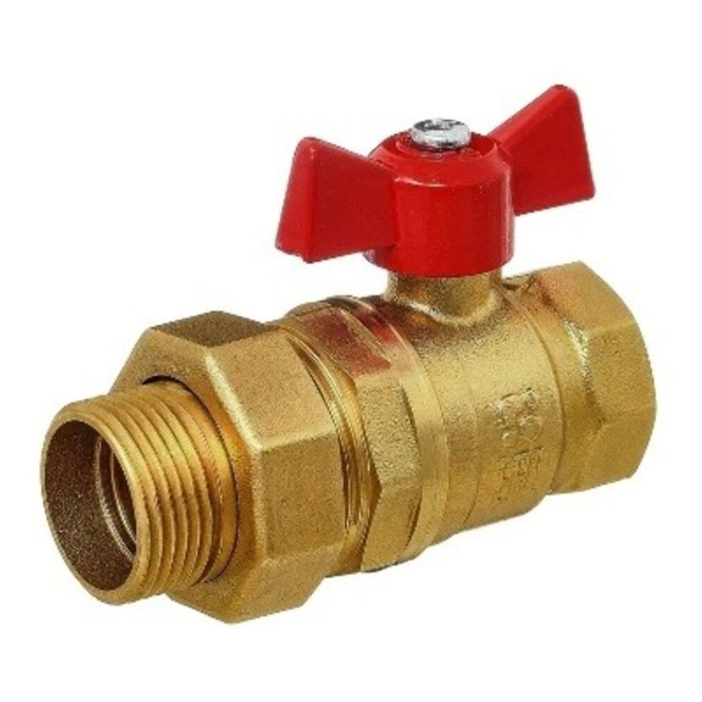 Кран шаровой СаМат Плюс д=15 б г/ш (американка) (1 шт) SanT-1665