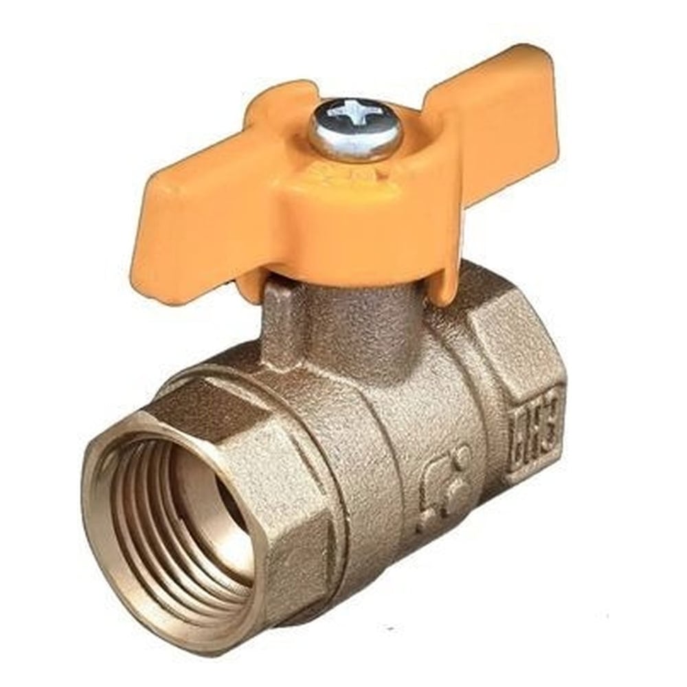 Кран газовый СаМат Плюс шар д=20 б г/г (1 шт) SanT-2337