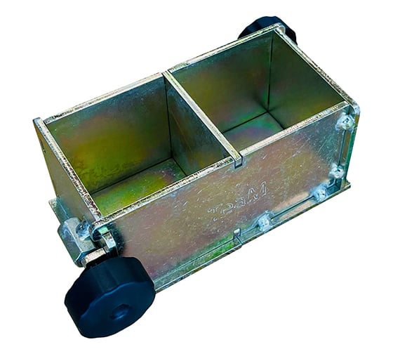 Изображение товара Кубическая форма TeaM 2ФК-70/4, оцинкованная, двухгнездовая 2ФК704Ц