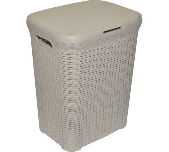 Изображение товара Корзина для белья Violet Ротанг 40 л латте 184020