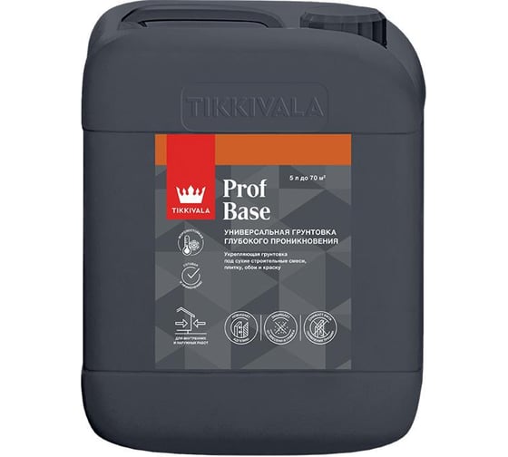 Изображение товара Грунтовка глубокого проникновения Tikkurila Prof Base Primer 5L 700014707