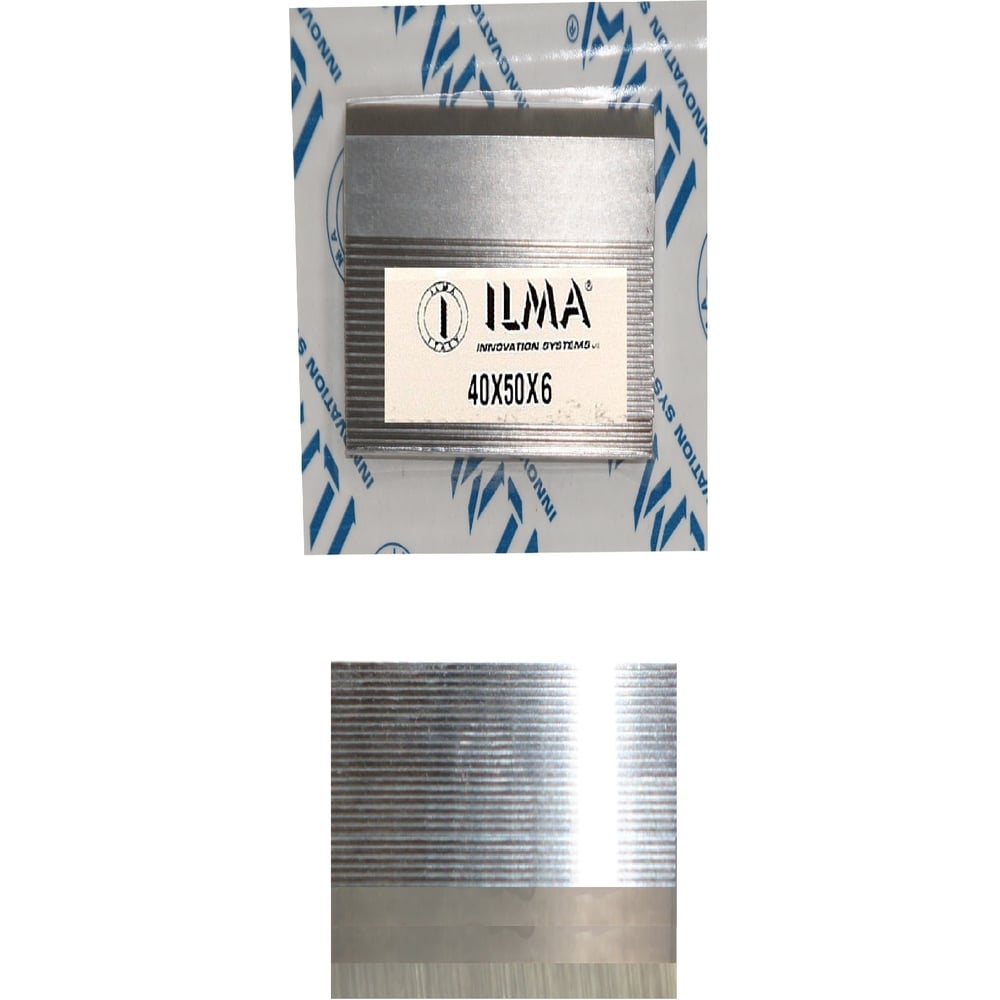 Изображение товара Нож бланкетный HSS ILMA с насечкой 40x50x6 мм для точных резов Изображение товара Нож бланкетный HSS ILMA с насечкой 40x50x6 мм для точных резов