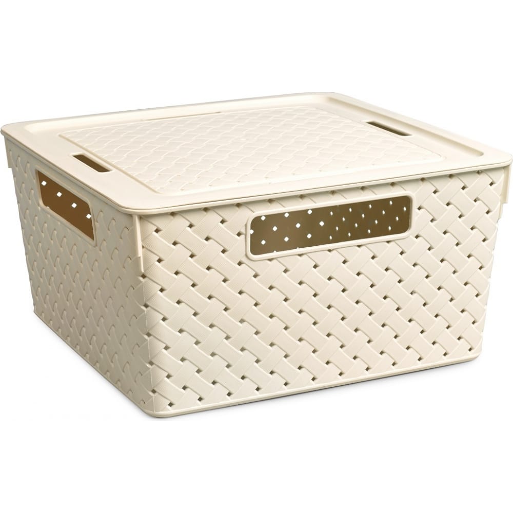 Квадратная коробка для хранения Violet коробка для хранения violet лофт 29 4x29 4x15 1 см квадратная