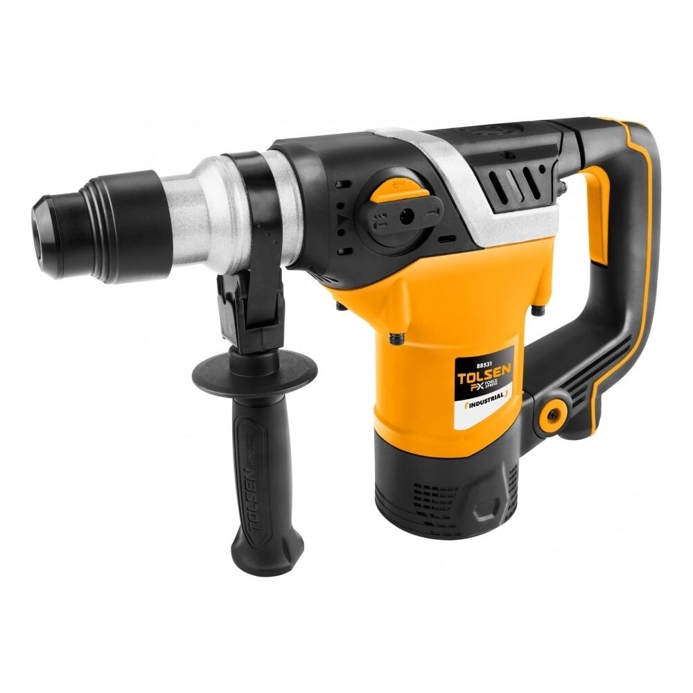 Перфоратор TOLSEN Industrial 1500 Вт, 5.5 Дж, SDS+, 220 В, кейс 88531