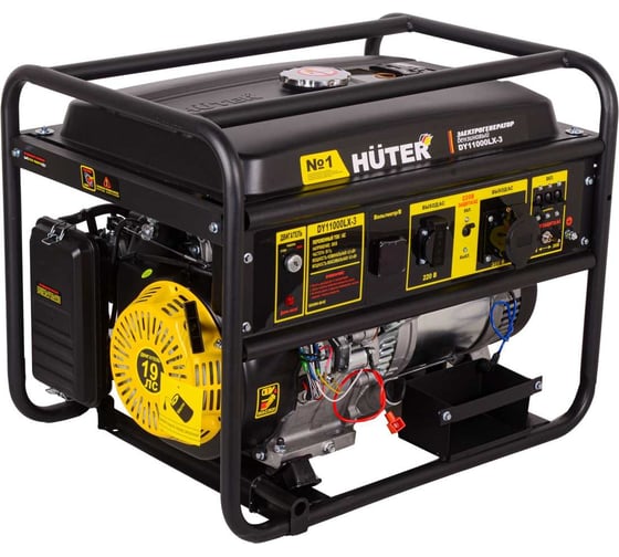 Изображение товара Электрогенератор Huter DY11000LX-3-электростартер 380В 64/1/73