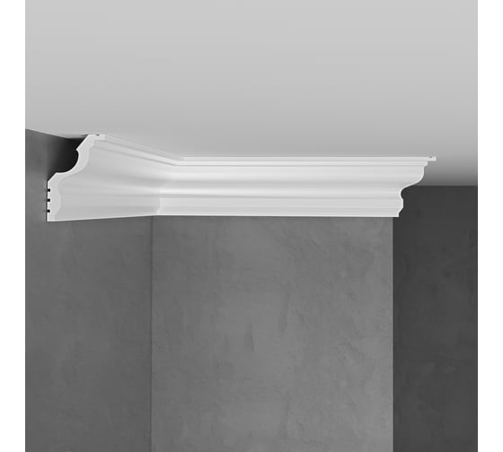 Изображение товара Потолочный плинтус Stenopol 45х30х2000 мм под покраску C7148