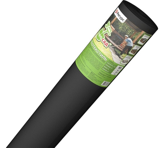 Изображение товара Геотекстиль Геосад (1.6х25 м; 40 кв.м; 80 г/кв.м) Ресурс 21537