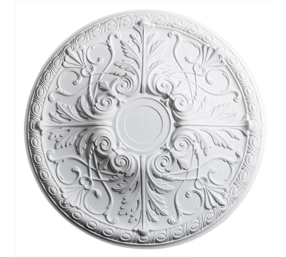 Изображение товара Розетка потолочная Decomaster d внешний 663 мм, d внутренний 99, h=64 мм DM-0662