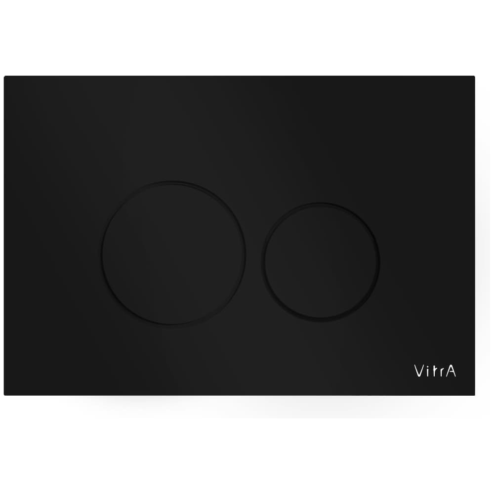 Кнопка смыва для инсталляции Vitra Origin, черная, двойной смыв, 740-1601