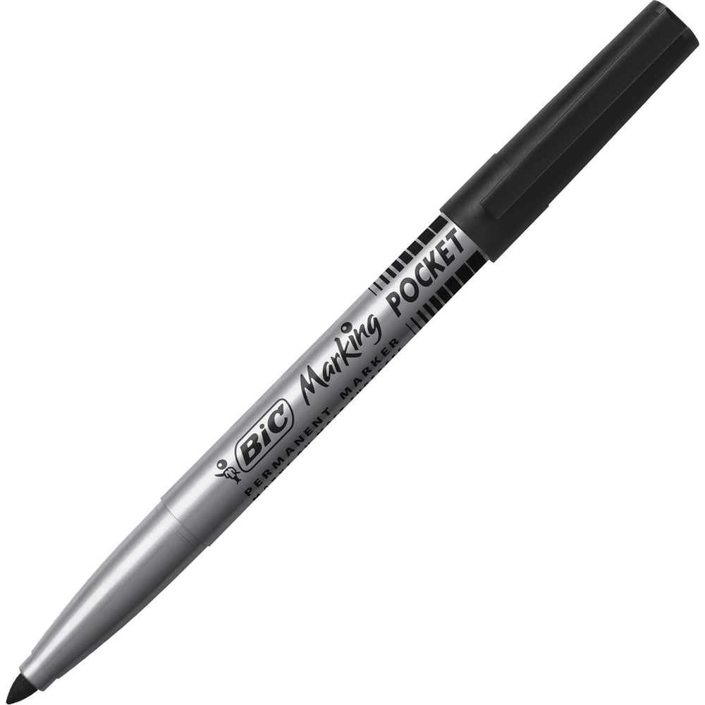 Маркер перманентный BIC Marking Fine ECOlutions, ЧЕРНЫЙ, круглый наконечник 1,1 мм, 8209022 152755