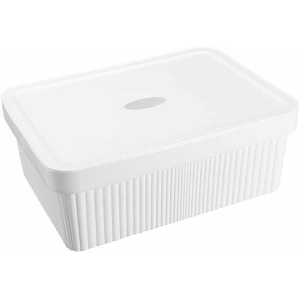 Изображение товара Коробка с крышкой HONEYCOMB 13Л (Белый) M-434249616 Изображение товара Коробка с крышкой HONEYCOMB 13Л (Белый) M-434249616