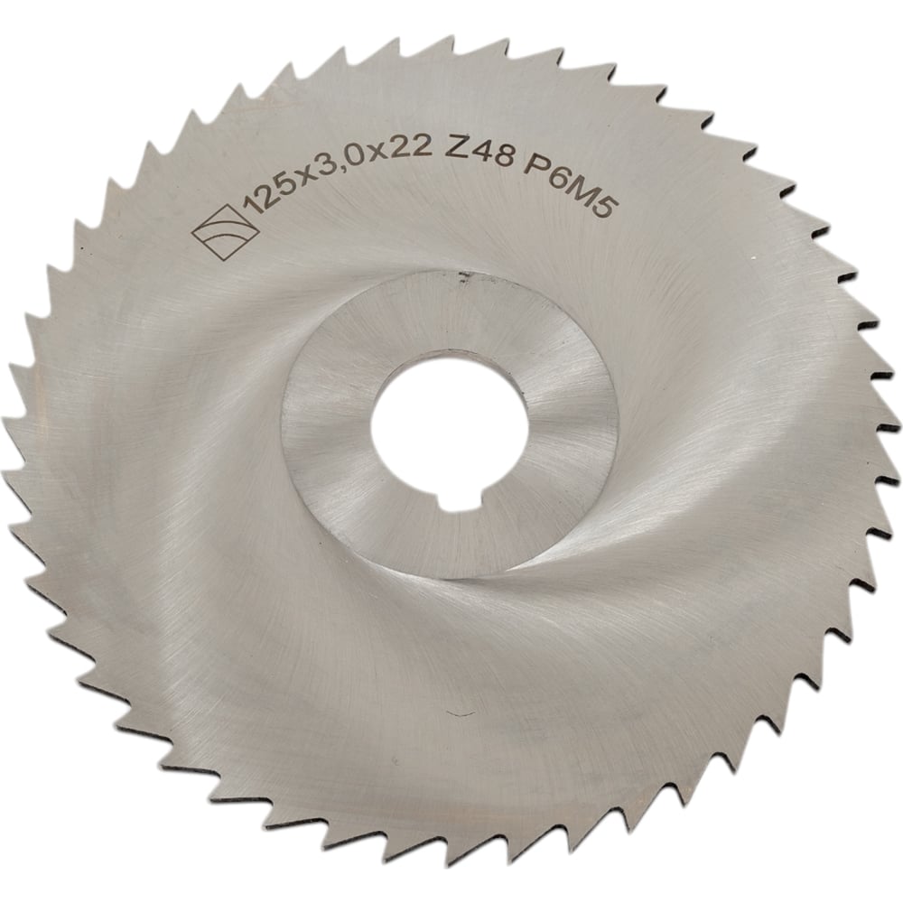 Изображение товара Фреза отрезная 125x3 мм дисковая насадная 48Z P6M5 ИПК 2254-1276
