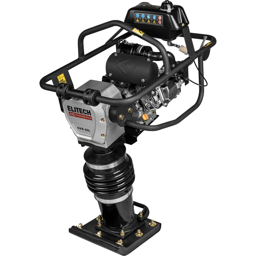 Изображение товара Вибротрамбовка бензиновая Elitech GVR 80L 6,5 л.с. мощная и надежная Изображение товара Вибротрамбовка бензиновая Elitech GVR 80L 6,5 л.с. мощная и надежная
