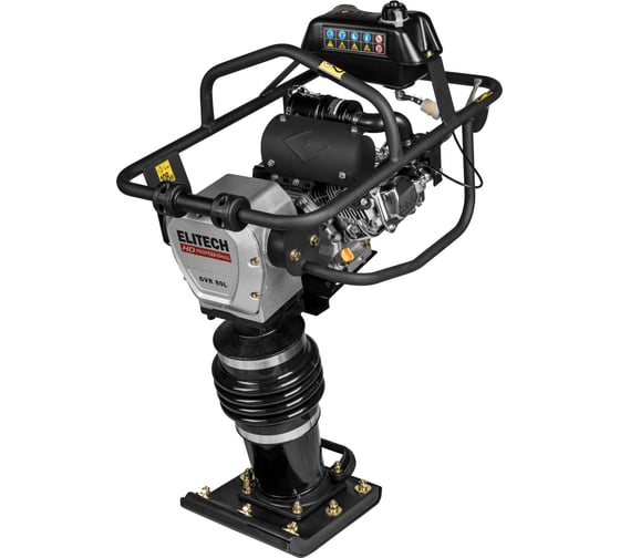 Изображение товара Вибротрамбовка бензиновая Elitech GVR 80L (Loncin, 6,5лс, 340х290) HD 211327