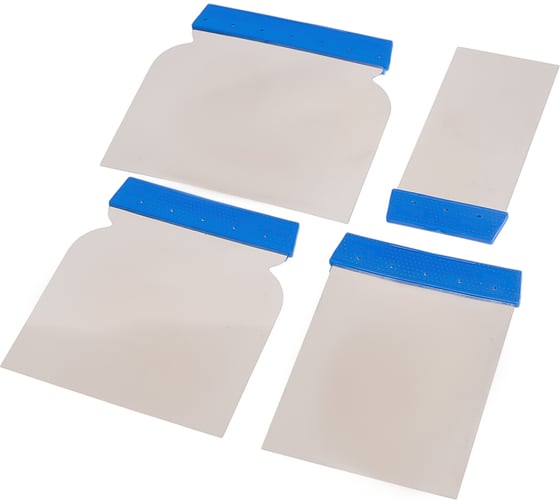 Изображение товара Набор стальных шпателей WOLF 50-80-100-120мм 1.3501.0001