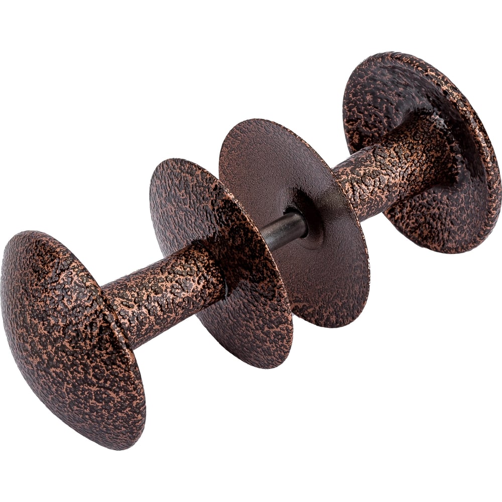 Изображение товара Дверная ручка Литейщик-Плюс РДК-110 антинчная медь для межкомнатных дверей