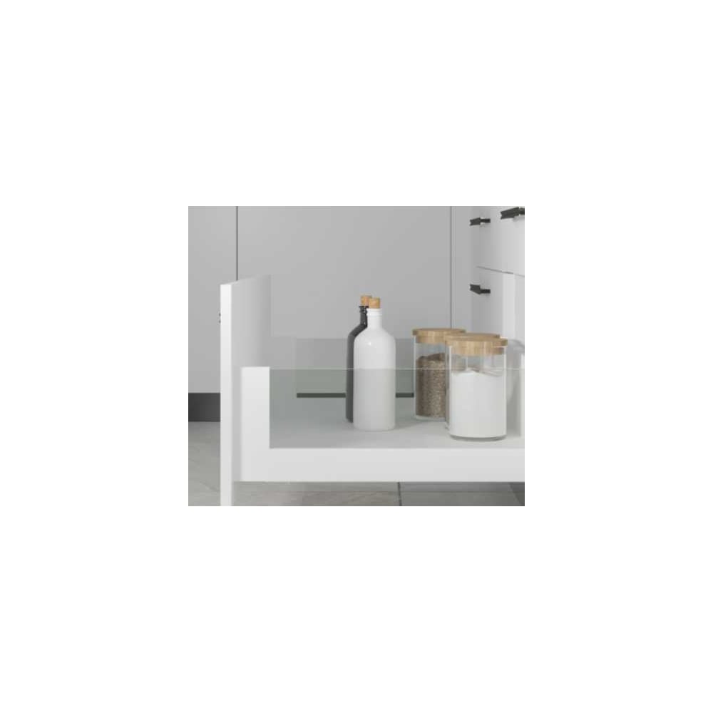 Комплект ящика MAKMART Индиго Стекло/Indigo Vetro H=175, L=450, отделка белая M-INDV.KCD.450.WH