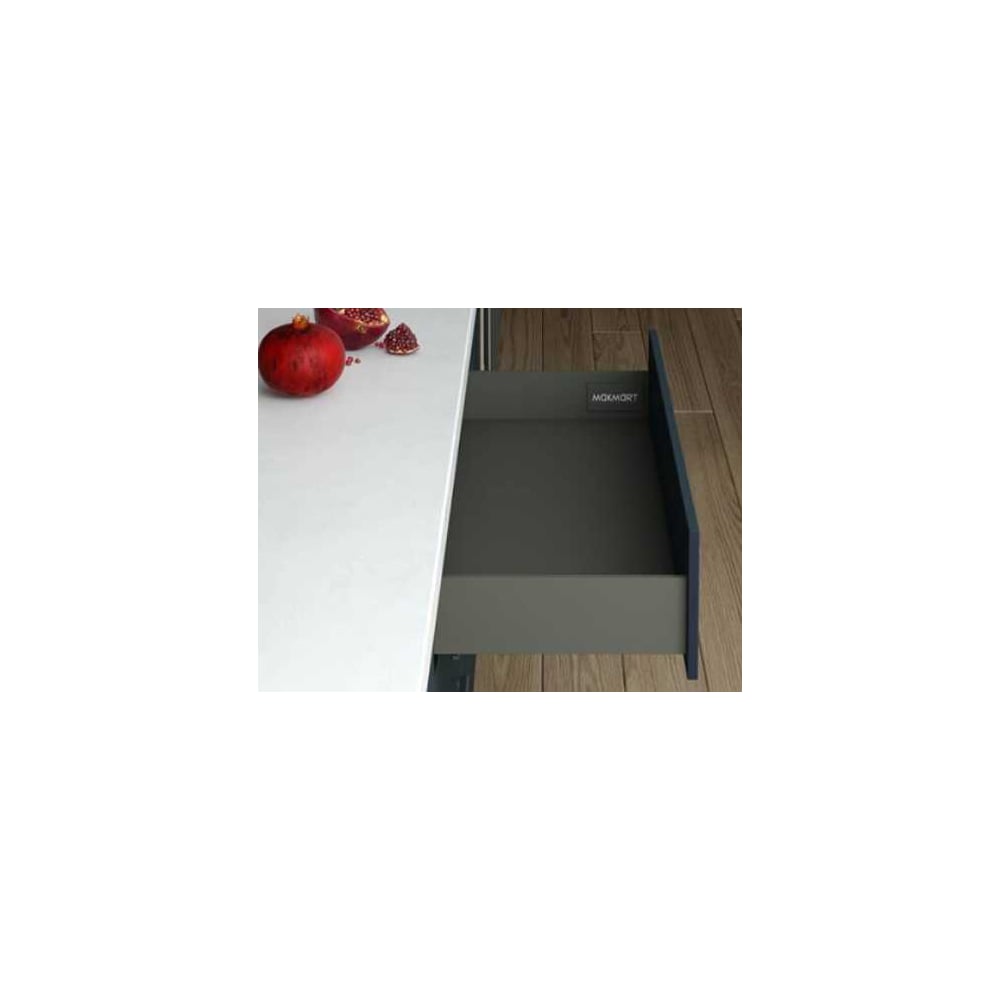 Комплект ящика MAKMART Индиго/Indigo H=90, L=300, отделка орион серый M-IND2.KIT.300A.OG