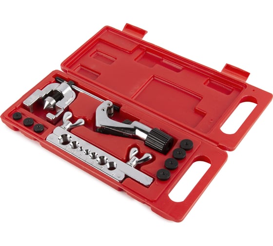 Изображение товара Набор для развальцовки и резки трубок WIEDERKRAFT 5, 6, 8, 10, 12, 14, 16 мм WDK-214325