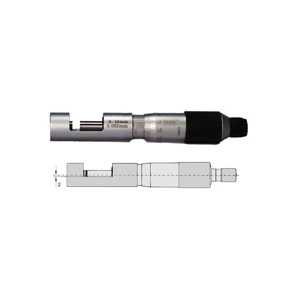 Микрометр Vogel гладкий 0 - 13 х 0.01 для изм. толщ.пров. тип МП 232902