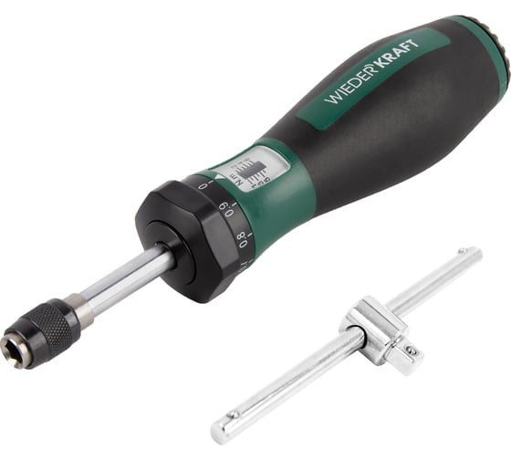 Изображение товара Динамометрическая отвертка WIEDERKRAFT 1/4 до 6 Нм WDK-MS0106