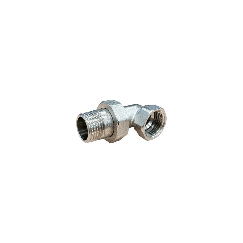 Соединитель американка SantechSystems латунь, Ду32, угловой, никель 1 130-0909