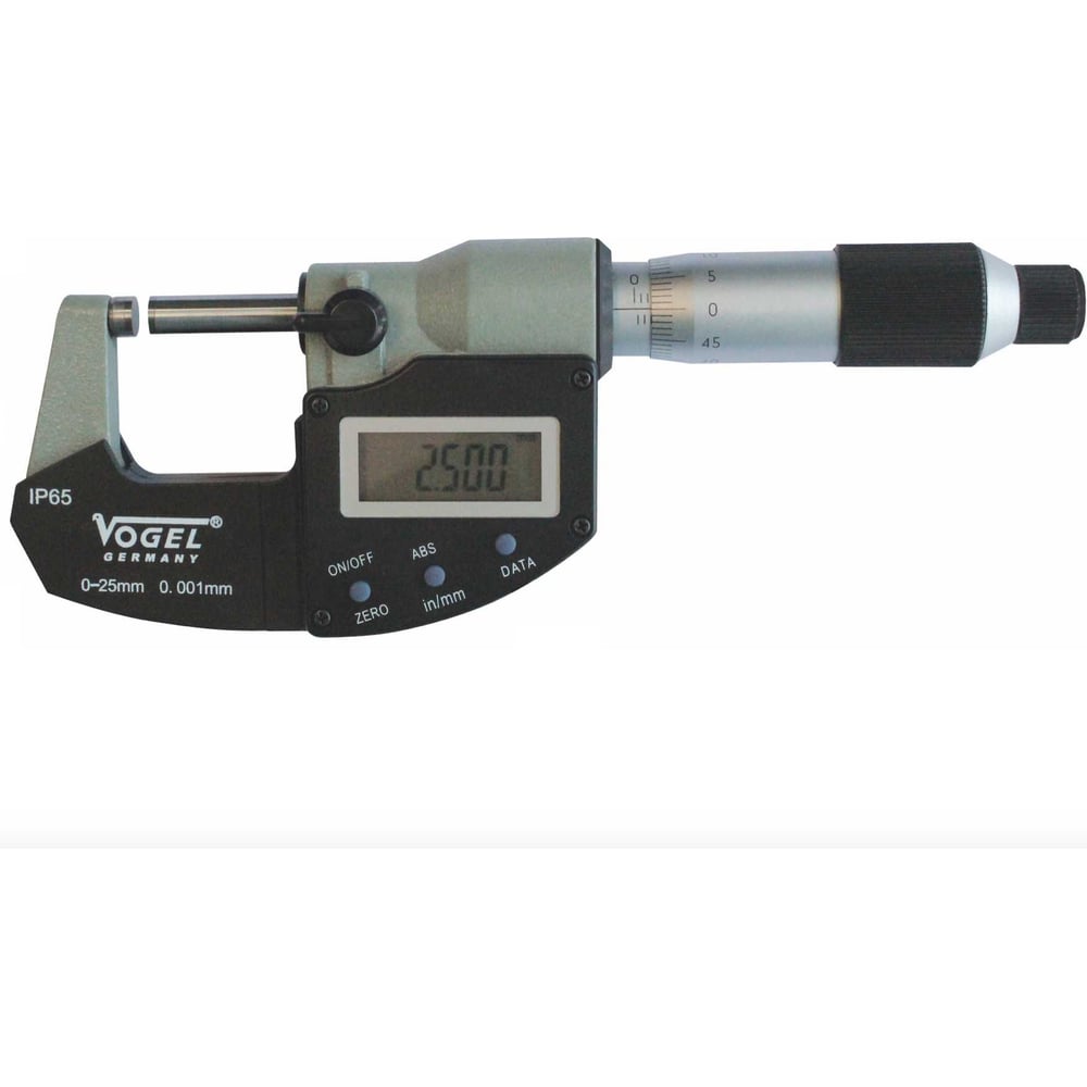 Микрометр цифровой Vogel 50-75 х 0.001 USB IP 65 *с калибровкой 230132 К